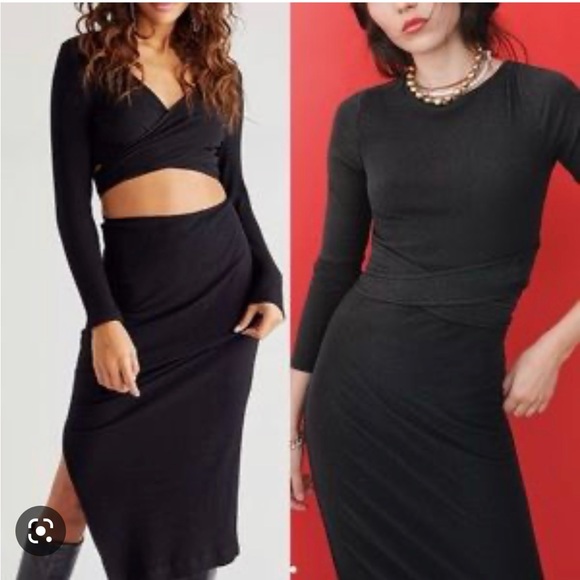 Free People Wrap Maxi Dress - Picture 3 of 3